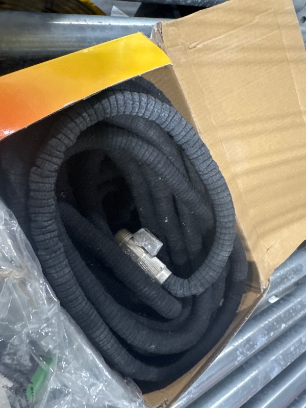 Photo 1 of ***USED***Flexi Hose Expandable Garden Hose with 8 Function Nozzle, 75FT - Lightweight Retractable Garden Hose, Water Hose - No-Kink Flexibility, 3/4 Inch Solid Brass Fittings and Double Latex Core