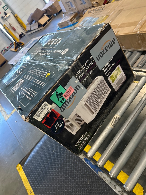 Photo 1 of ***USED*** GE Profile ClearView Inverter Window Air Conditioner Unit, 12,200 BTU, Energy Efficient Cooling up to 550 sq ft., Ultra Quiet, SMART Home Capable, Includes Remote, White