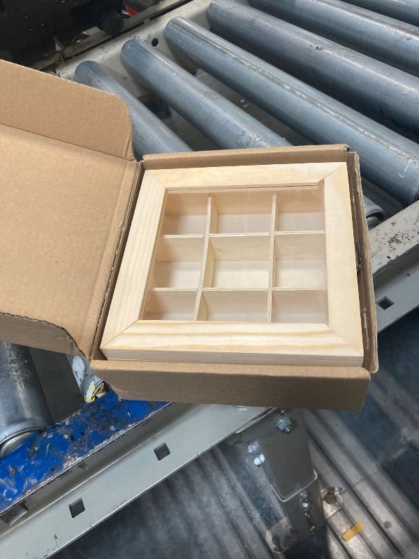 Photo 1 of !!USED!! EXACXT DISCRIPTION !!!!
PRETYZOOM Tea Bag Organizer Box with 9 Compartments Wooden Tea Storage Chest for Kitchen Countertop Multi-Purpose Bag Holder and Sugar Packet Organizer 5.70X5.70X1.96 Inches