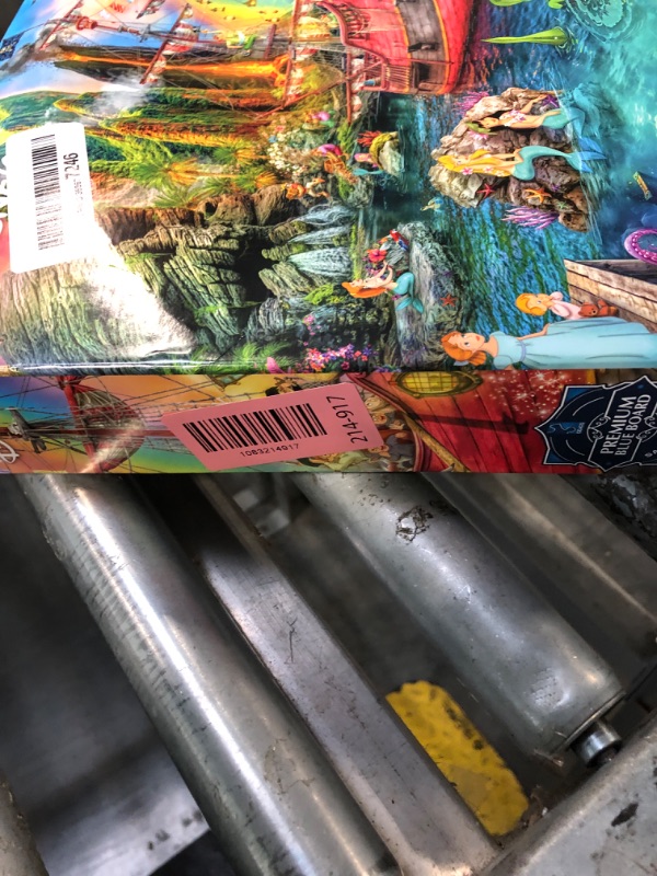 View 2 of [NOT THE FULL 1000 COUNT] Disney Peter Pan Mermaid Lagoon 1000 Piece Jigsaw Puzzle for Adults - Buffalo Games Sapphire Select Premium Puzzles