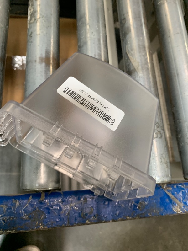 Photo 1 of !! JUST THE CLEAR PLASTIC PART!!
Leviton Weatherproof Outlet Box, Extra Duty 1-Gang While-In-Use Cover Includes Inserts for Single, Duplex and Decora/GFCI Receptacles, Vertical Mount, Plastic Enclosure, 5980-UCL, Clear