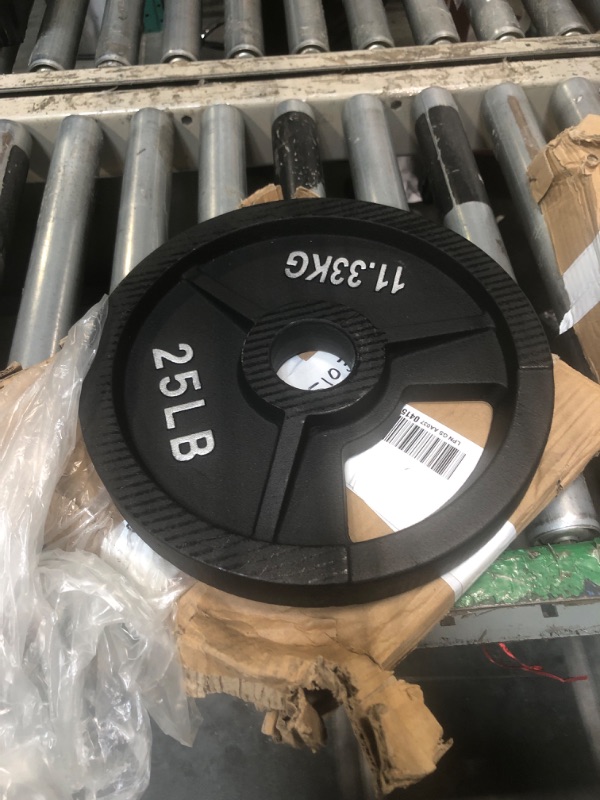 Photo 1 of ***** SET OF 2***
Signature Fitness Cast Iron Plate Weight Plate for Strength Training and Weightlifting, Olympic or Standard