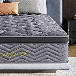 Photo 1 of !!!SIMALR TO IMAGE BUT NOT EXACT!!!Queen Mattress, 12 Inch Queen Size Mattress in a Box, Pressure Relief & Motion Isolation, Hybrid Firm Mattresses, Memory Foam & Individual Pocket Springs, 80" L x 60" W