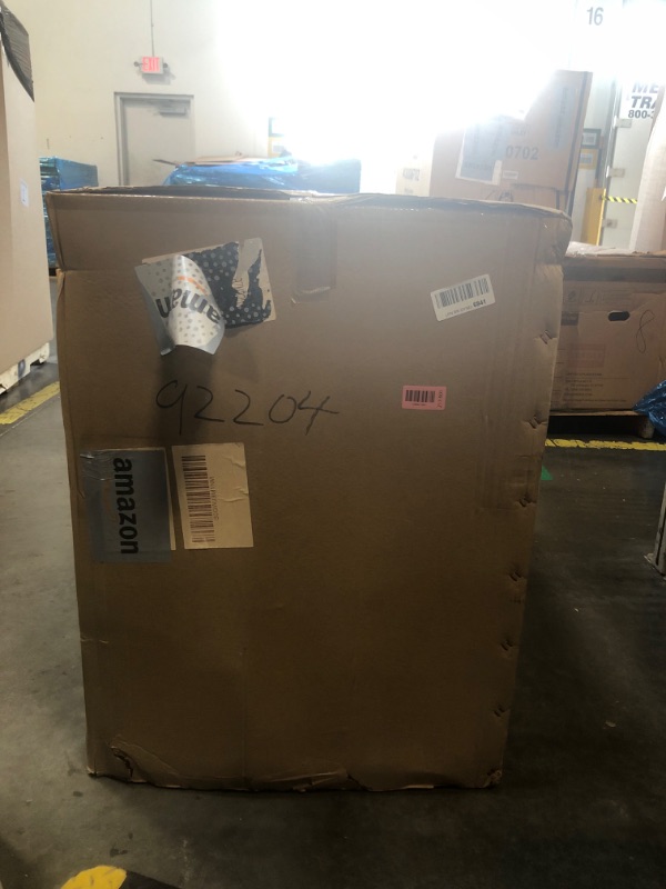 Photo 1 of *** HAS SOME DENTS****Large Chest Freezer, 12 Cu.Ft Commercial Deep Freezer with 8 Level Adjustable Temperature(-11.2°F to 10.4°F), Energy Saving Freezer with Removable Basket, Universal Wheels, White