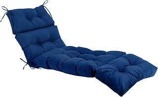 Photo 1 of *** THE PRODUCT IS SIMILA****2 Pack Waterproof Outdoor Chair Cushion Covers Navy 18"x18"x2" | Only 2 Covers, 2Y Fade Resistant, 80% Waterproof and breathable, Washable, Replace Covers for Patio Chair Cushions
Chaise Lounge Cushion 74x22x4 Inch, Waterproof
