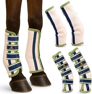 Photo 1 of ****MISSING ONE PIECE** FINAL SALE****Premium Fly Boots for Horses (4 Pieces) –Durable and Comfortable Fly Leg Wraps for Big Horses – Protective Outer Mesh Design – Elegant and Breathable Set of 4 Horse Fly Boots