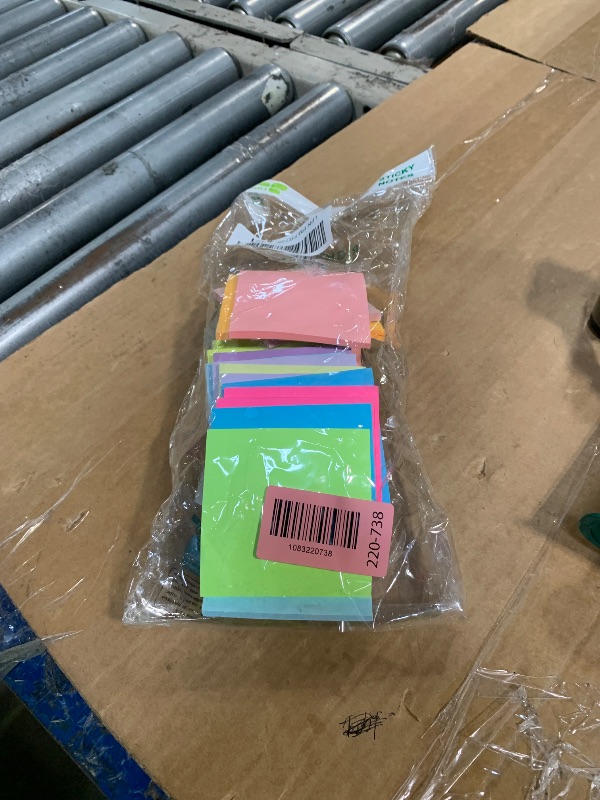 Photo 1 of (24 Pads) Sticky Notes 3x3 Inches,Bright Colors Self-Stick Pads, Easy to Post for Home, Office, Notebook