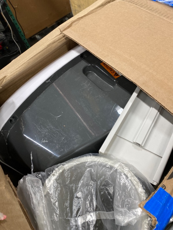 Photo 1 of **** PARTS ONLY ****

SereneLife Portable Air Conditioner With Heat & Built-in Dehumidifier 10,000 BTU, Portable Heater & AC For Rooms up to 450 Sq Ft - Remote Control & Window Mount Exhaust Kit Included