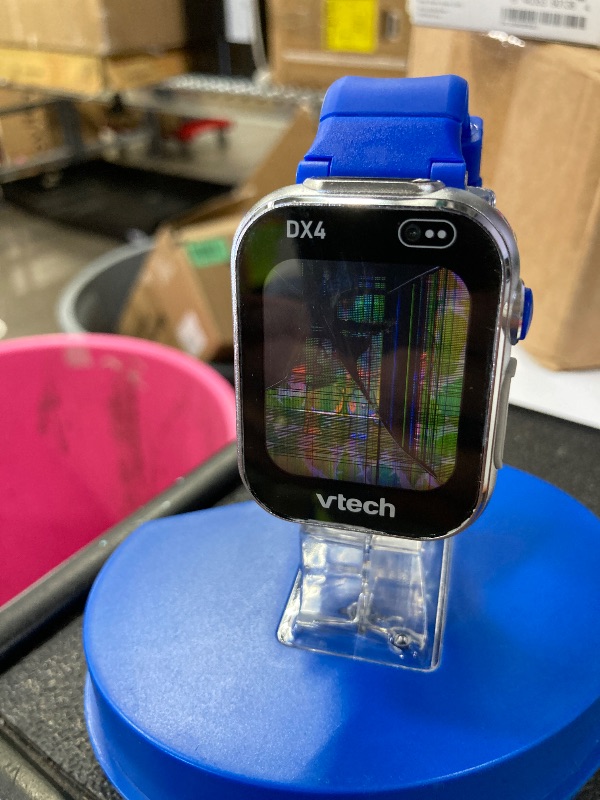Photo 1 of ***Damaged, the display is damaged**VTech KidiZoom Smartwatch DX4, Blue