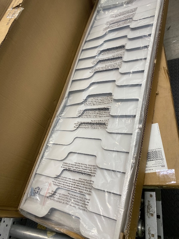 Photo 1 of *Damaged* OSKIE Wall-Mount File Organizer, 16 Pockets Document Holder, Metal Construction, Gray White Powder-Coated, 14x3x46H inches