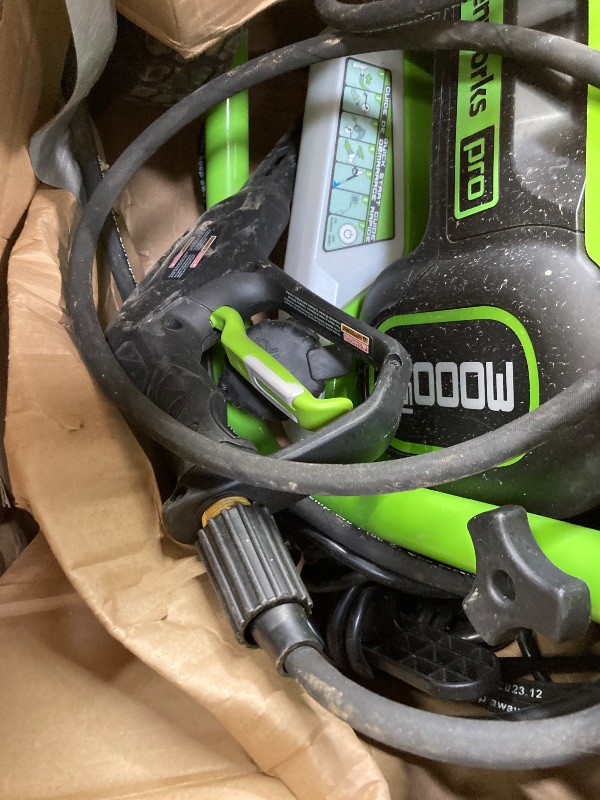 Photo 1 of ***Selling for parts only***3000 PSI 2.0 GPM Cold Water Electric Pressure Washer