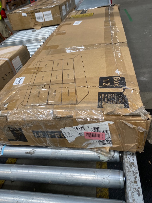 Photo 1 of ***A BOX OR MORE IS MISSING*ONLY PART OF ITEM INCLUDED***
VASAGLE Custos Collection - Dresser for Bedroom, Chest of Drawers for Closet, Modern Style, TV Stand for Living Room, 9 Drawers, 15.8 x 63 x 30.7 Inches, Cloud White ULTS419WB01S***A BOX OR MORE IS