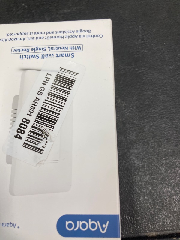 Photo 1 of ***PARTS ONLY***Aqara Zigbee Smart Light Switch (with Neutral, Single Rocker)