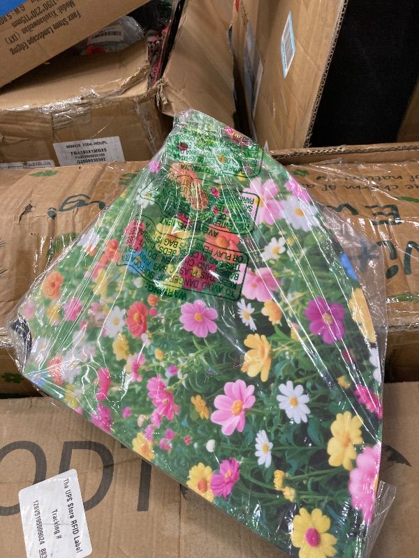 Photo 1 of **MISSING STAND***Floral Pattern Squirrel Baffle - Keep Squirrels Away and Attract Birds - Durable Cone - Shaped Squirrel - Proof Guard for Bird Feeders