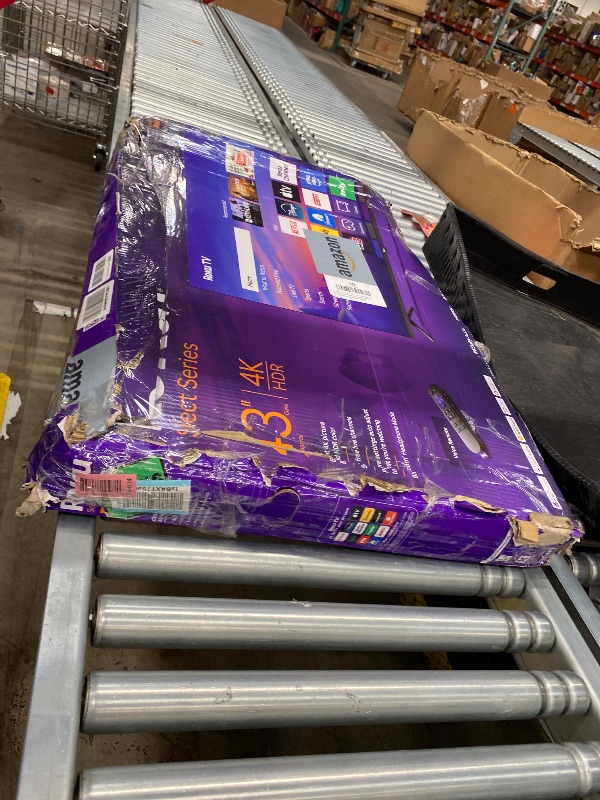 Photo 1 of ****** NO RETURN ******* NO REFUND******* Roku Smart TV 2026 – 43-Inch Select Series, 4K HDR TV – Roku TV with Voice Remote – Flat Screen LED Television with Wi-Fi for Streaming Live Local News, Sports, & Movies – Bluetooth Headphone Mode