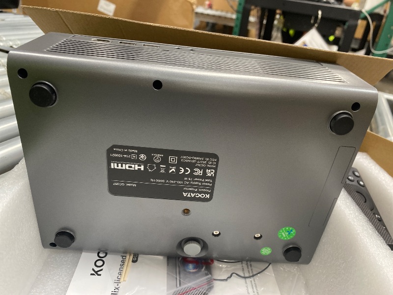 Photo 1 of ***MISSING PARTS-ONLY****4K Projector with Built-in Apps, 1500ANSI Auto Focus&6D Keystone Dolby Audio Kogata Smart Projector with WiFi 6 Bluetooth Outdoor Movie Proyector for Home Theater HDR10+ UPGRADE