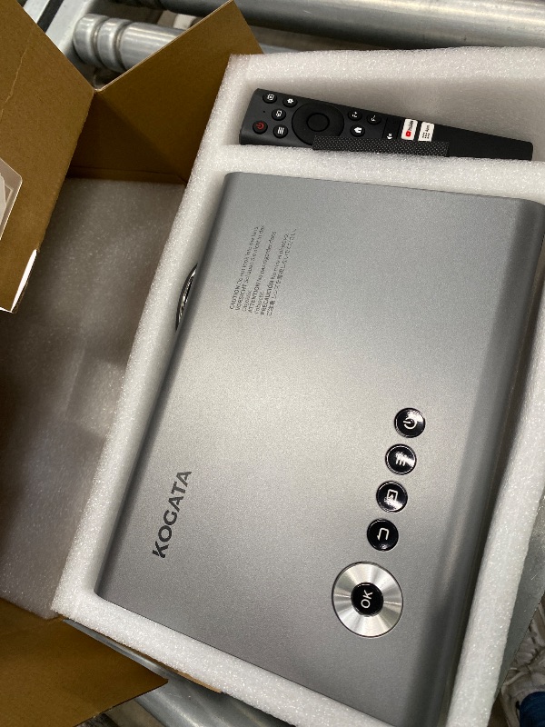 Photo 1 of ***MISSING PARTS-ONLY****4K Projector with Built-in Apps, 1500ANSI Auto Focus&6D Keystone Dolby Audio Kogata Smart Projector with WiFi 6 Bluetooth Outdoor Movie Proyector for Home Theater HDR10+ UPGRADE