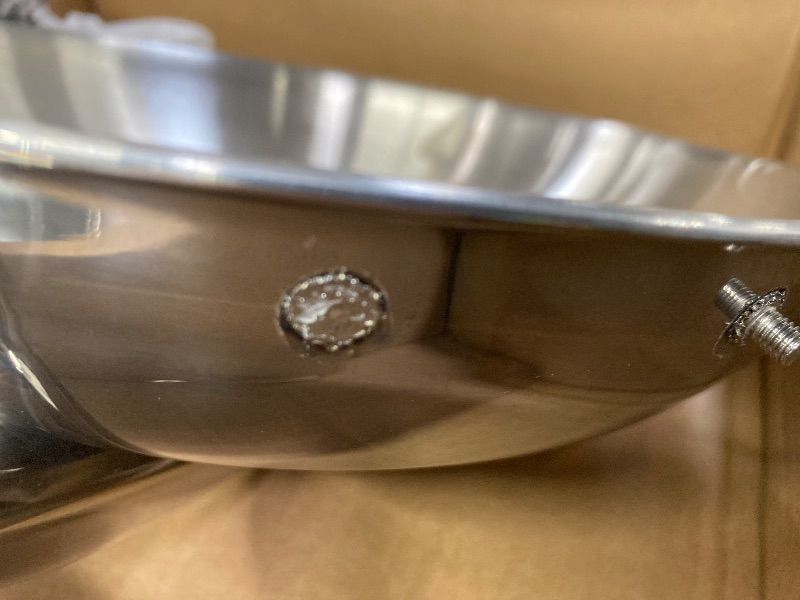Photo 1 of **HANDLE BROKE OFF***Made In Cookware - 12-Inch Stainless Steel Frying Pan With Lid - 5 Ply Stainless Clad - Professional Cookware
