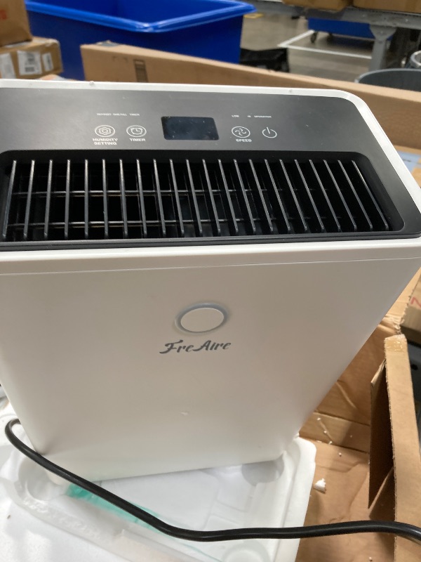 View 3 of ***This is a used item; it powers on and then shuts off. It is unknown if it works 100%. No returns.****** 2500Sq.Ft Dehumidifier,34Pint Dehumidifiers for Home, Quiet Dehumidifier for Basement, Bedroom, Bathroom,6.56FT Drain Hose, 0.66Gal Water Tank, 3-Co