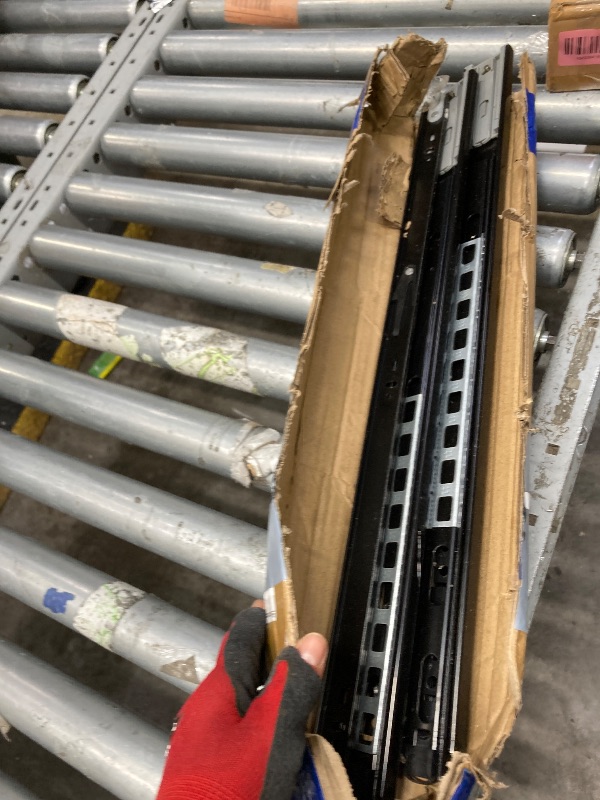 Photo 1 of ***Used; it is unknown if any parts are missing or if it works 100%.
***1 Pair of 22 Inch Undermount Soft Close Drawer Slides 100LB Load Capacity Full Extension Concealed Drawer Rails with 3D Locking Device