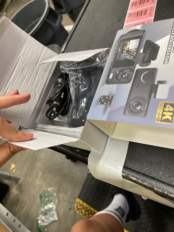 Photo 1 of ?Dash Cam Front Rear with 3 Channel, 4K Full UHD Car Camera, 5GHz WiFi & App Control, Free 32GB Card Included, Dash Camera for Cars with IR Night Vision, 24 Parking Mode, Loop Recording, G-SensorX004HXRG59

