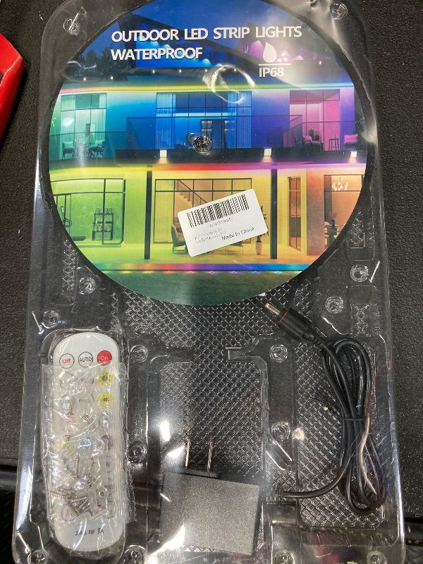 Photo 1 of **No lights in the package. Only the plug and remote.***httpsmp 16.4FT Outdoor LED Strip Light Waterproof,IP68 Outside RGB+IC Light Strip with App/Remote Control,Chase Mode,Music Sync Light for Balcony,Deck,Rooftop,Garden,Pool