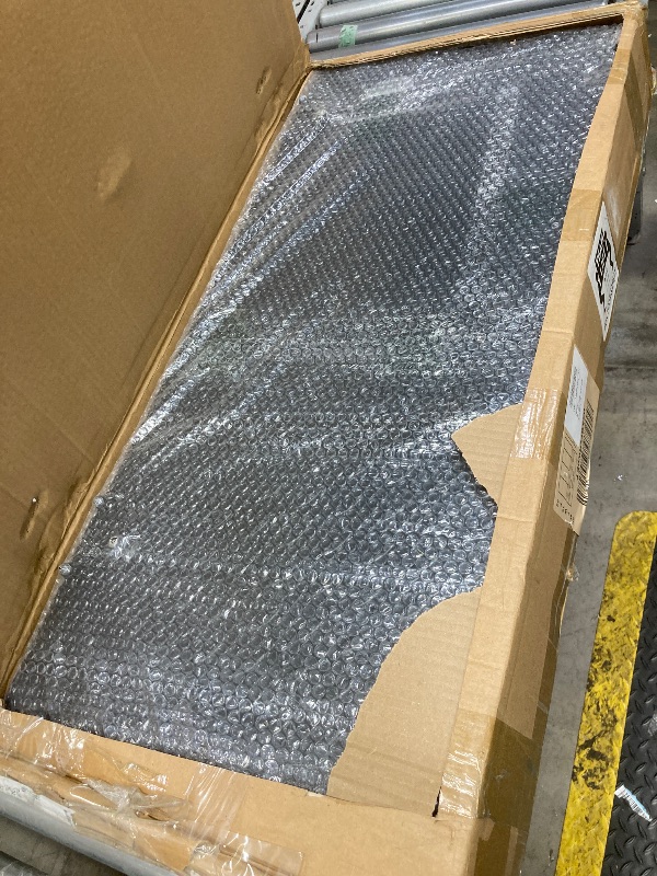 Photo 1 of ***MISSING PIECES -SELLING AS PARTS ONLY*** 4'L x 33''W Heavy Duty Portable Wheelchair Ramp with Rubber Protective Handrails, Handicap Ramp with Adjustable Flap, Folding Threshold Ramp for Home Steps Curbs, Anti-Slip Base 900 Lbs Capacity