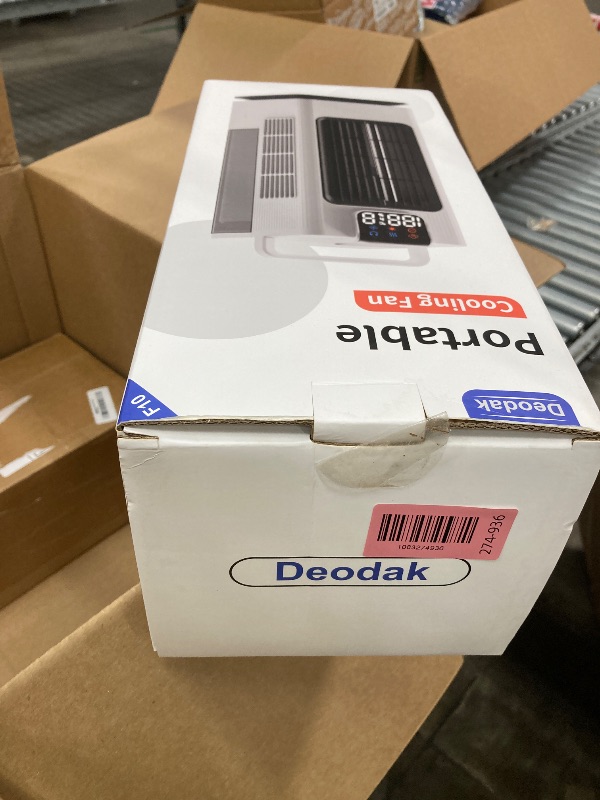 Photo 1 of **The plug was really hot.**Mini Portable Air Conditioner Cooler: 2000ml Air Cooling Fan with 120°Oscillating - 3 Mist Modes & 4 Speeds, RGB Night Light, 1-8H Timer Remote Control - Portable Small AC for Bedroom, Room, Desk