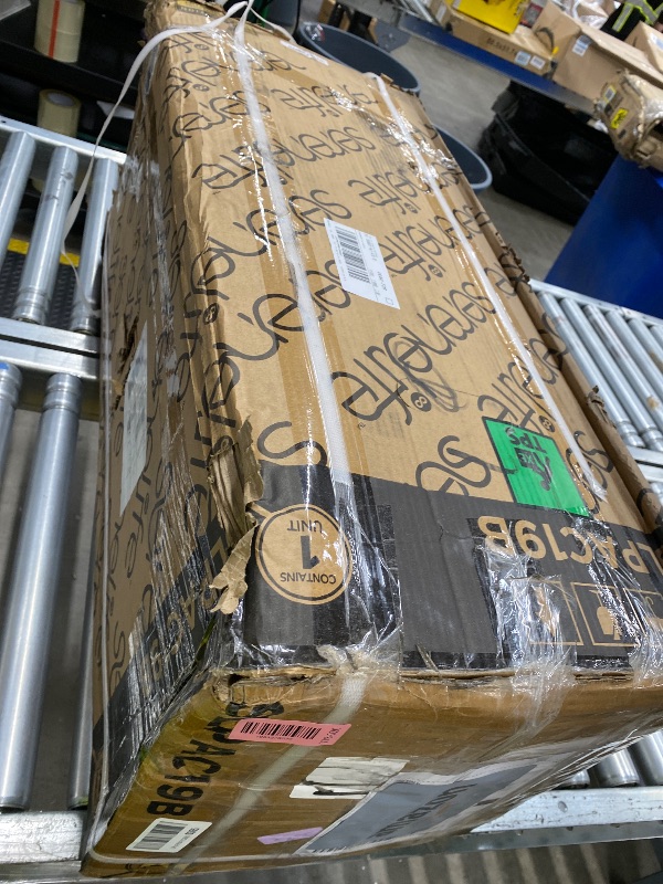 Photo 1 of ***front grill damages , cools good***SereneLife Portable Air Conditioner 8000 BTU | 3-in-1 Cooling, Fan and Dehumidifier | 24-H Timer with up to 350 sq ft Coverage | AC Unit for Bedroom, Home & Office | Includes Window Kit & Remote***front grill damages 