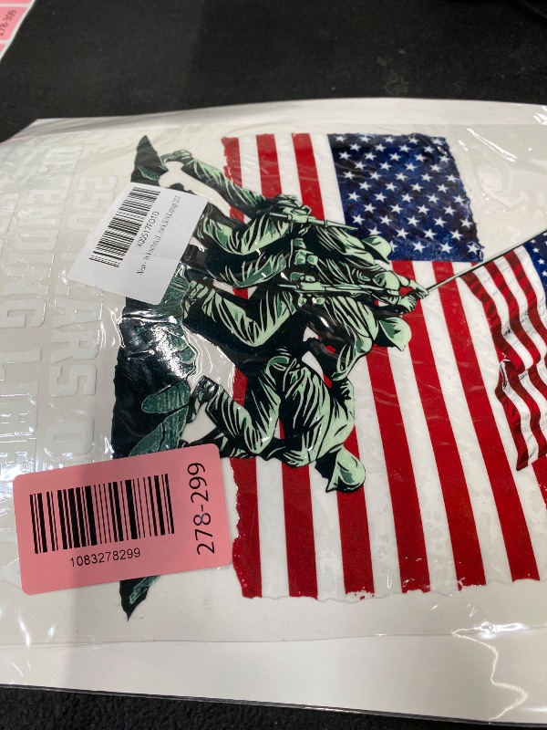 Photo 1 of (1pc-9in) USA 250th Sticker Patriot Eagle Liberty Bell Stickers D57 UV