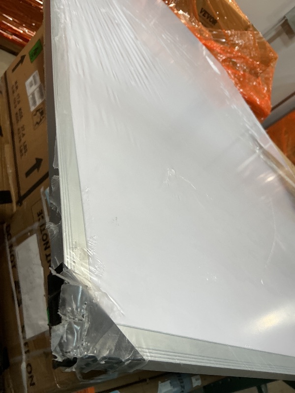 Photo 1 of ** minor scratch damage** VIZ-PRO Dry Erase Board/Magnetic Whiteboard, 72 x 48 Inches, Large Wall Mounted Board for School Office and Home 6' x 4'