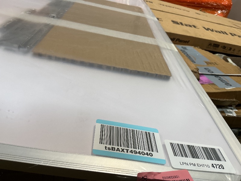 Photo 1 of ** minor scratch damage** VIZ-PRO Dry Erase Board/Magnetic Whiteboard, 72 x 48 Inches, Large Wall Mounted Board for School Office and Home 6' x 4'