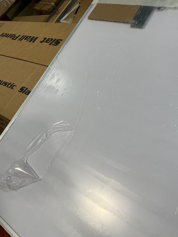 Photo 1 of ** minor scratch damage** VIZ-PRO Dry Erase Board/Magnetic Whiteboard, 72 x 48 Inches, Large Wall Mounted Board for School Office and Home 6' x 4'