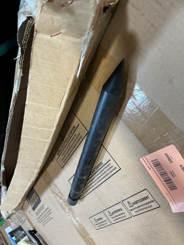 View 2 of ** one spike only **GarveeLife Bale Spear Hay Spear Attachments, 3000lbs Capacity Quick Attach Skid Steer Hay Frame Attachment  17" Black Stabilizer Spears for Tractors & Skid Steer Loader