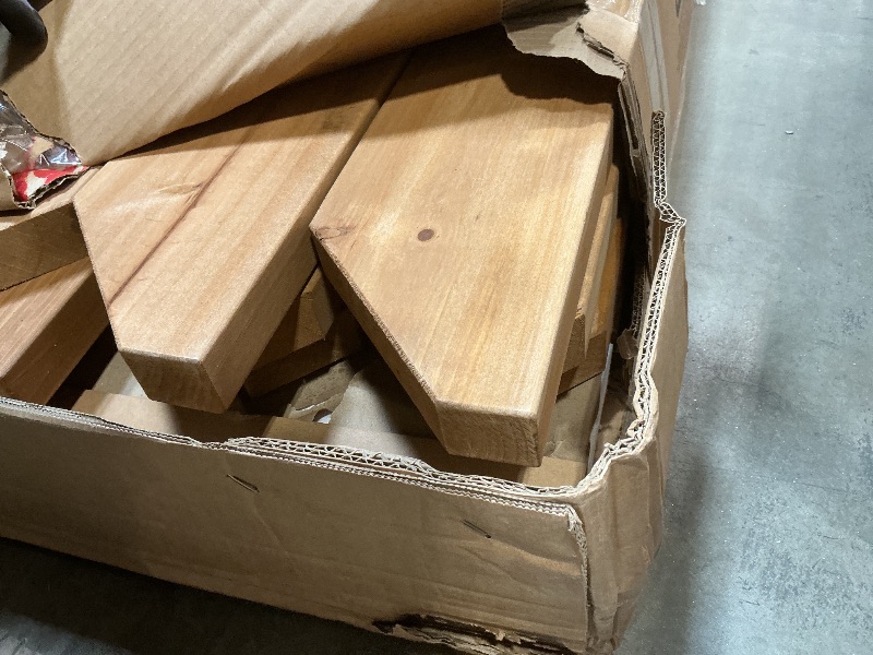 Photo 1 of **3 boxes. Minor scrape damage. **Backyard Discovery Beaumont 12' x 12' Traditional Cedar Wood Pergola Kit with Trellis Roof, All-Season Durability, High-Wind Rating, PowerPort, Shade for Outdoor Patio, Deck, Garden, and Entertaining