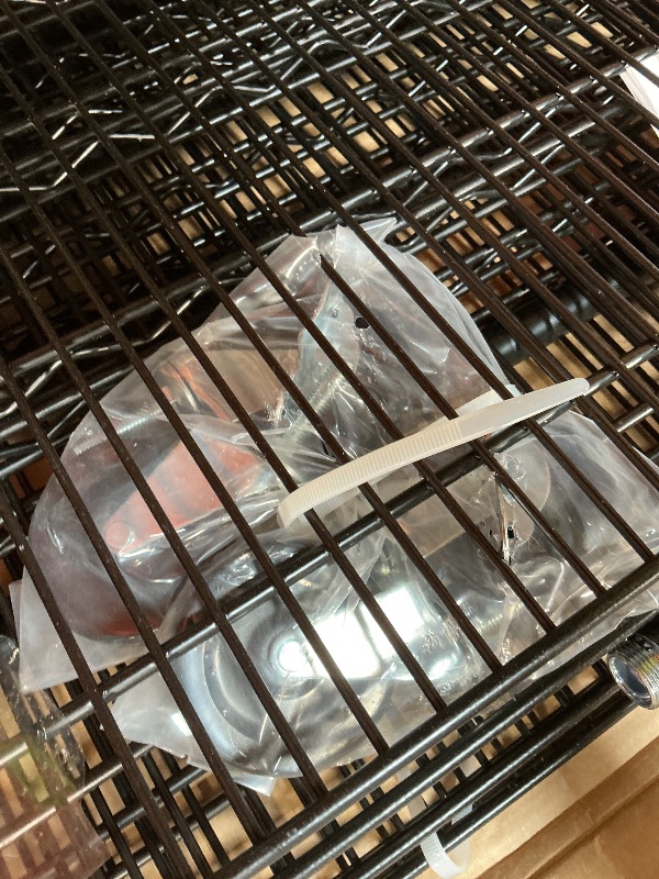Photo 1 of ** major scrape damage on corners.** 4-Tiers Storage Shelves 73" H Heavy Duty Metal Shelving with Wheels, 2640LBS Load Wire Shelving Rack Garage Shelves for Pantry Kitchen Industrial Warehouse Office, 59" W x 23.9" D