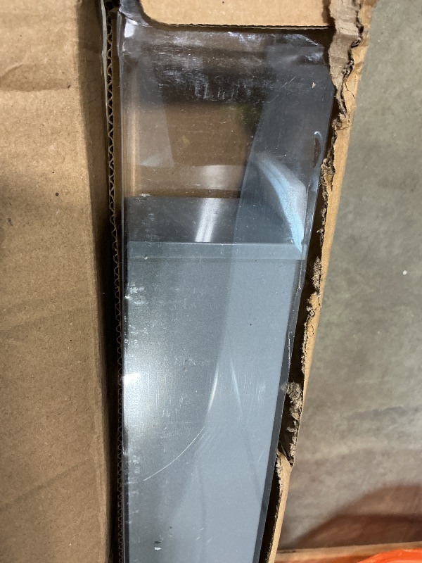 Photo 1 of ** missing hardware**AOSKY Blackout Roller Shades Cordless Blinds for Windows, Free-Stop Shades with Valance, Thermal Insulated Fabric, UV Protection, Natural Woven Blinds for Home and Office (70" W x 72" H, Grey)