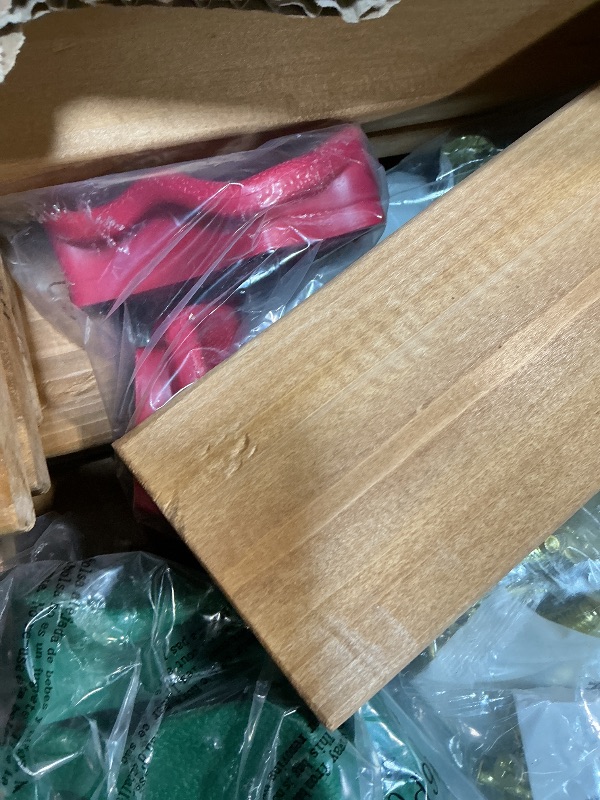 Photo 1 of ** two boxes. Minor dent damage** Backyard Discovery Mount Mckinley Cedar Wood Swing Set with Wave Slide, Play Deck, Double Rock Wall, Rope Ladder, Web Swing, Belt Swings, Toy Telescope, Steering Wheel, Sandbox Area, Outdoor Playset