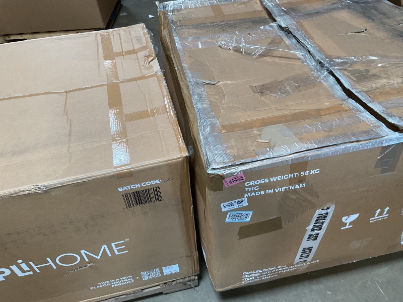 Photo 1 of **2 boxes. minor tear on one sofa**SIMPLIHOME Rex 2-Seater Modular Sofa in Full-Grain Genuine Leather, Sienna, 88-inches Wide, Handcrafted Leather Loveseat Sofa for Living Room
