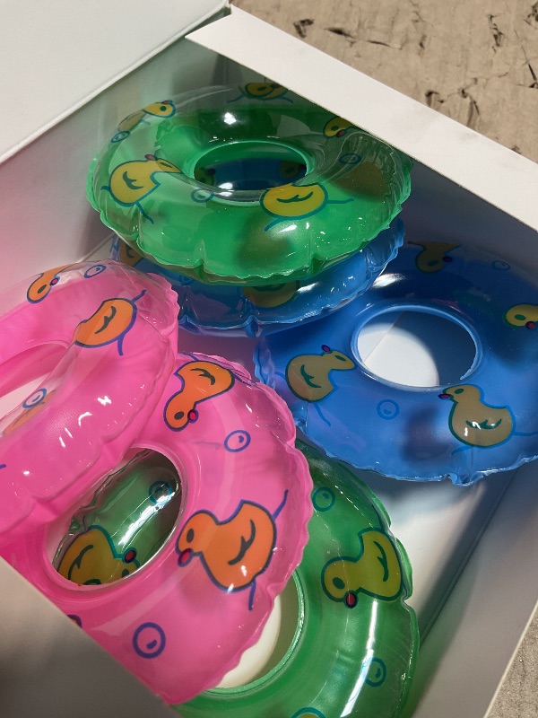 Photo 1 of 20pcs Mini Swimming Ring: Swim Ring Plaything Tiny Dollhouse Accessories Decorative Ornaments Photography Props for Party Decorations