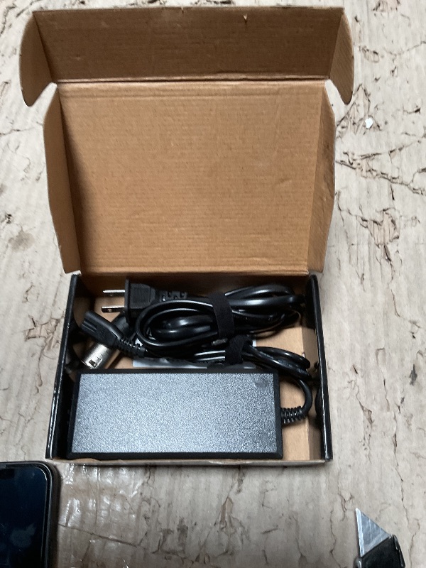Photo 1 of 24V 2A Electric Scooter Battery Charger, Suitable for Go Go Elite Traveler, Pride Mobility, Jazzy Electric Chair Battery, and Plus Ezip Mountain Trailz 3-pin XLP Scooter Charger