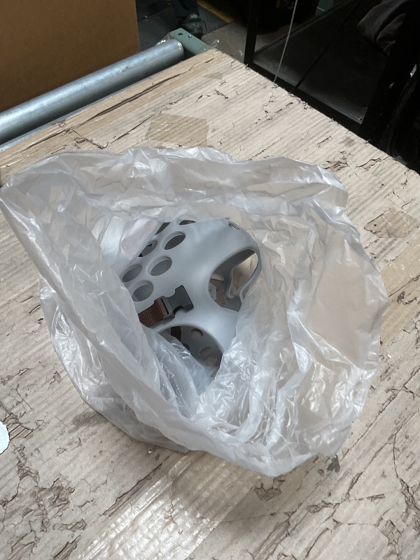 Photo 1 of ***used***BARKLESS Dog Muzzle for Short Snout, Soft English Bulldog Muzzle for Biting, Chewing, Licking, Flat-Faced Bulldog Mouth Guard for Aggressive Dogs Grooming Walking, Allows Drinking