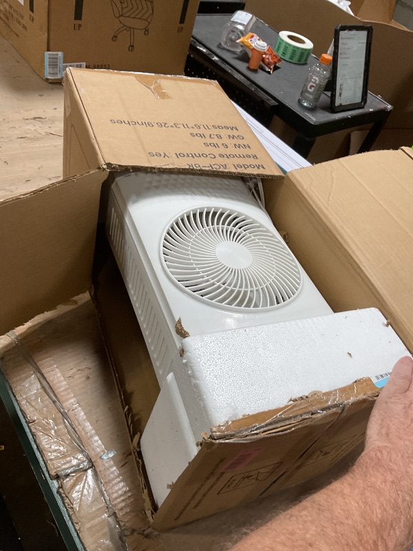 Photo 1 of ***FOR PARTS ONLY/ NON-FUNCITONAL/ MISSING 2 ICE PACKS**** Portable Evaporative Air Cooler, 3-IN-1 Windowless & Ventless Portable Air Conditioners, 3 Speeds 3 Modes, Evaporative Fan Cooler with Remote, 4 Ice Packs, 12H Timer, 1.5 Gal Water Tank