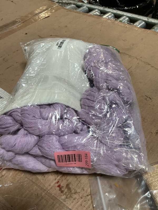 Photo 1 of 12 Pack Light Purple Table Runner, 10FT Cheesecloth Table Runner Long Romantic Semi Sheer Rustic Boho Gauze Table Runners for Wedding Bridal Shower Birthday Party Decorations(21.5×120 Inch)