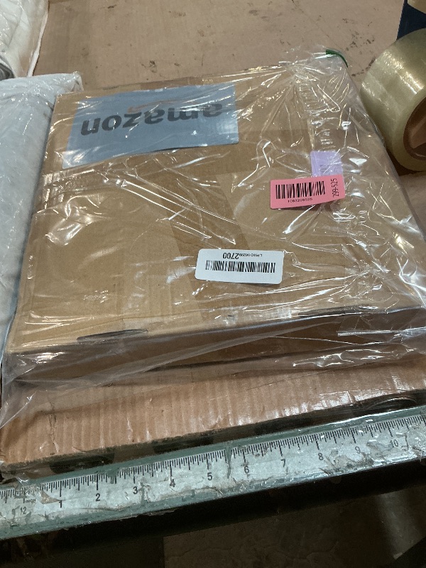 Photo 1 of **MISSING ASSEMBLY HARDWARE (SCREWS)*** 12" Lazy Susan Turntable Organizer for Table Top, Round Wooden Lazy Susan for Cabinet, Farmhouse Decorative Tray for Coffee Table, Kitchen Organizer Countertop, Center Piece Decor, Rustic Brown
