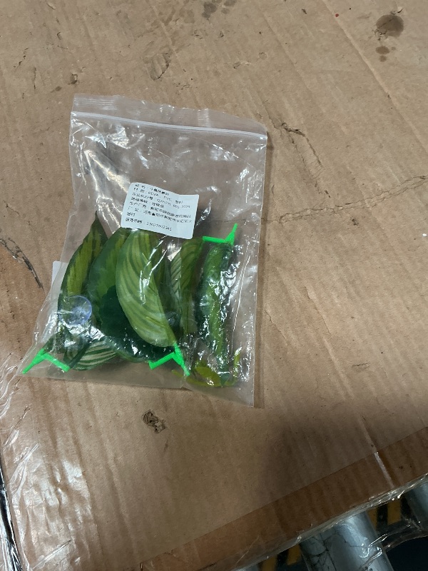 Photo 1 of **INCOMPLETE SET/ PLANTS ONLY*** Betta Hammock & Hideout Set – 5PCS Soft Plants & Acrylic Tube Tunnel for Betta Tank