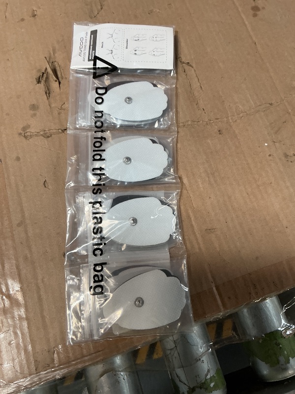 Photo 1 of 20-Pack TENS Unit Replacement Pads, Long-Lasting Snap Electrodes for 50 Times of Use per Pad, Latex-Free TENS Pads Set Compatible with TENS EMS Devices Using 3.5mm Button Lead Wires