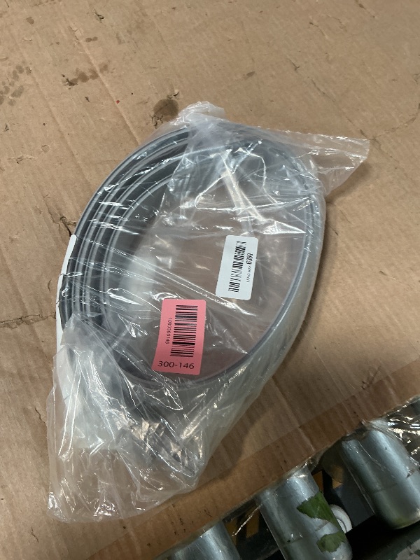 Photo 1 of 2 Pcs 36 Inch Vinyl Replacement Door Draft Stopper for Adjustable Height Aluminum Thresholds?Front Under Door Weather Stripping Seal