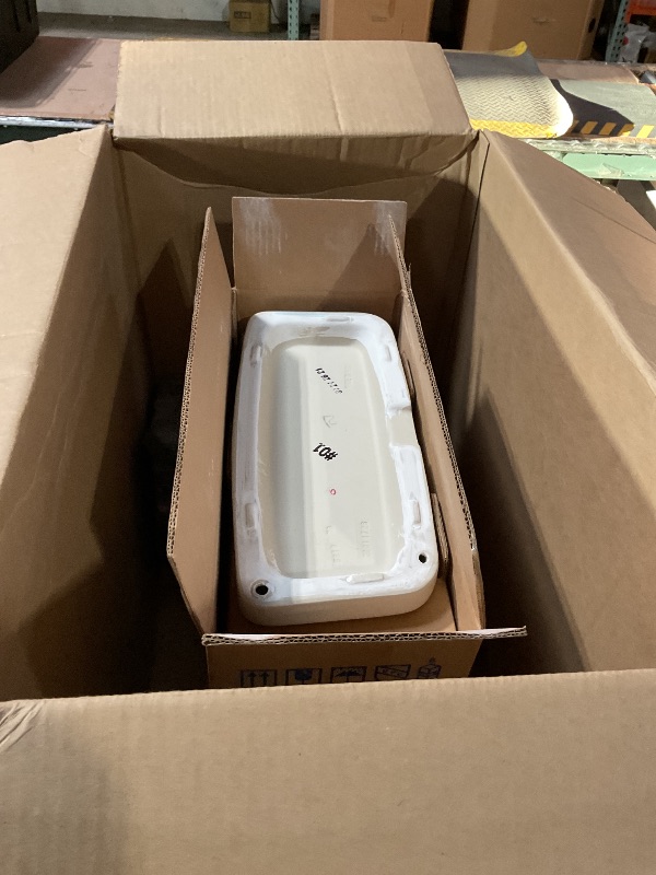 Photo 1 of **TANK ONLY**TOTO Drake Two-Piece Elongated 1.6 GPF Universal Height TORNADO FLUSH Toilet with CEFIONTECT, Cotton White - CST776CSFG#01