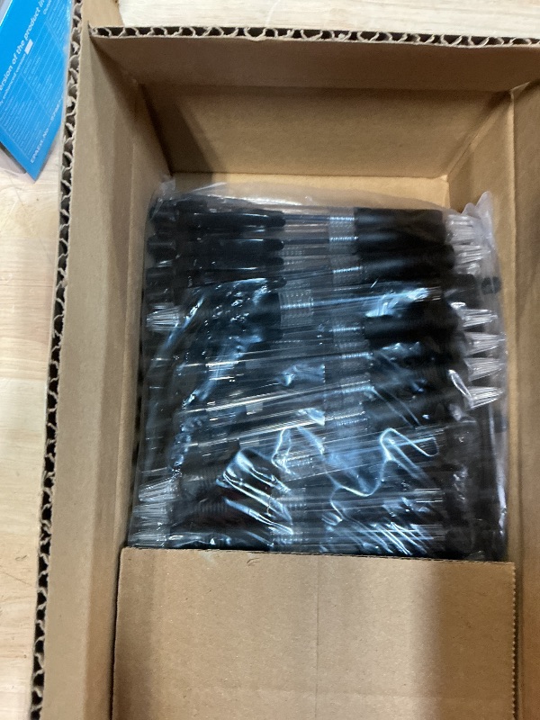 Photo 1 of 100 Pack Ballpoint Pens Bulk, Retractable Black Pens Ballpoint Medium Point 1mm with Super Soft Grip, No Bleed Ink Pens Smooth Writing, School, Office, Teacher Supplies, Best Gifts for Coworkers